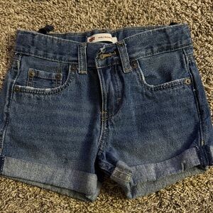 Levi's Blue Denim Kids Shorts